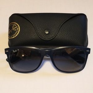 Blue wayfarer sunglasses